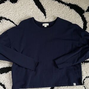 Sunday Citizen l/s top. Blue. S